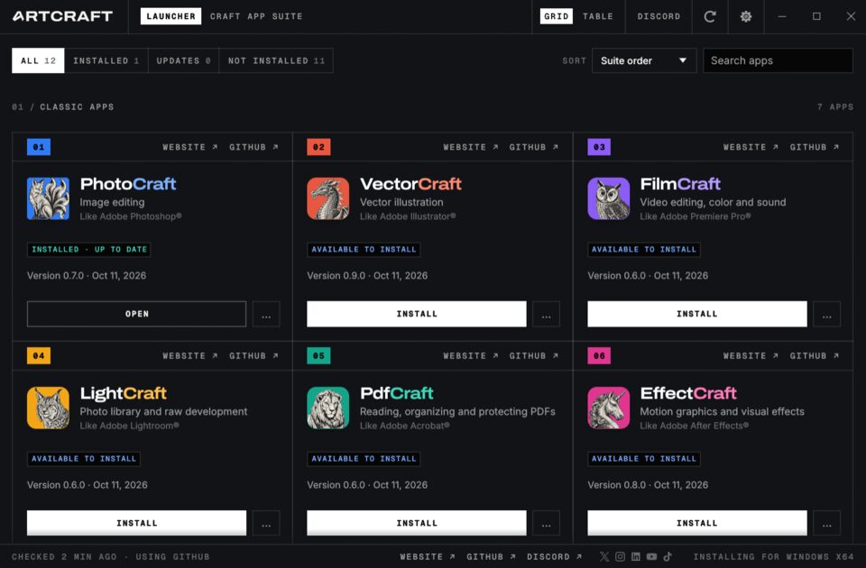 Artcraft launcher Artcraft launcher